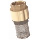 Monobloc foot valve - ''Etoile series" - Nylon obturator NBR coating - Stainless steel strainer