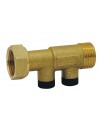 Pollution-control check valve EA type -Straight body with 2 polyamide plug - Ep x M