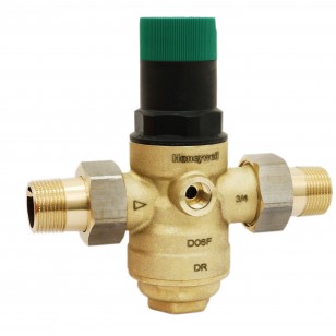 Pressure regulating valves with diaphragm - 2 male union fittings - For water network