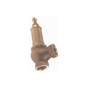 Controlable canalized brass safety relief valve - PTFE valve