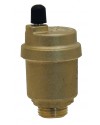 Automatic air vents- Verticale outlet - Straight raw brass body